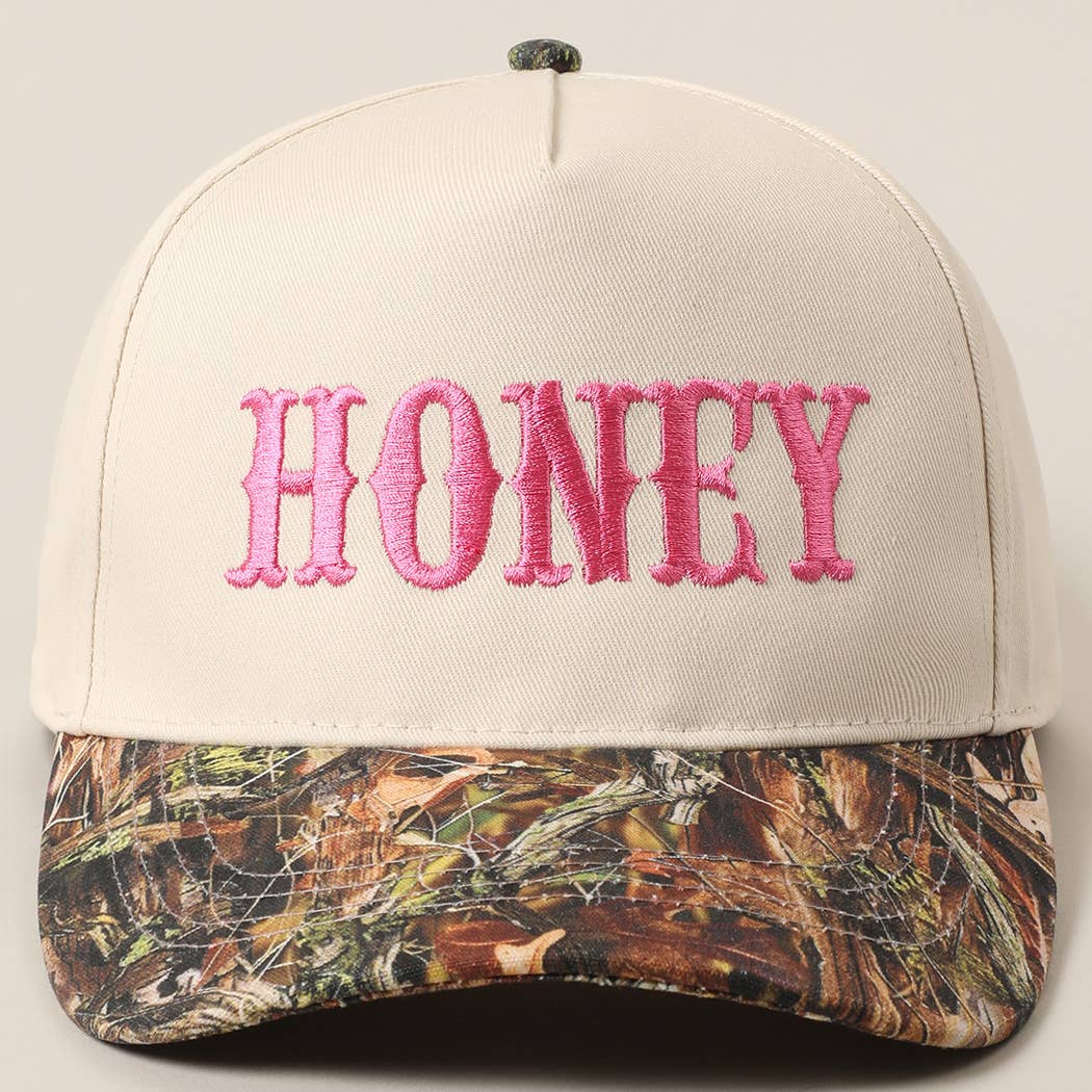 HONEY Camo Hat