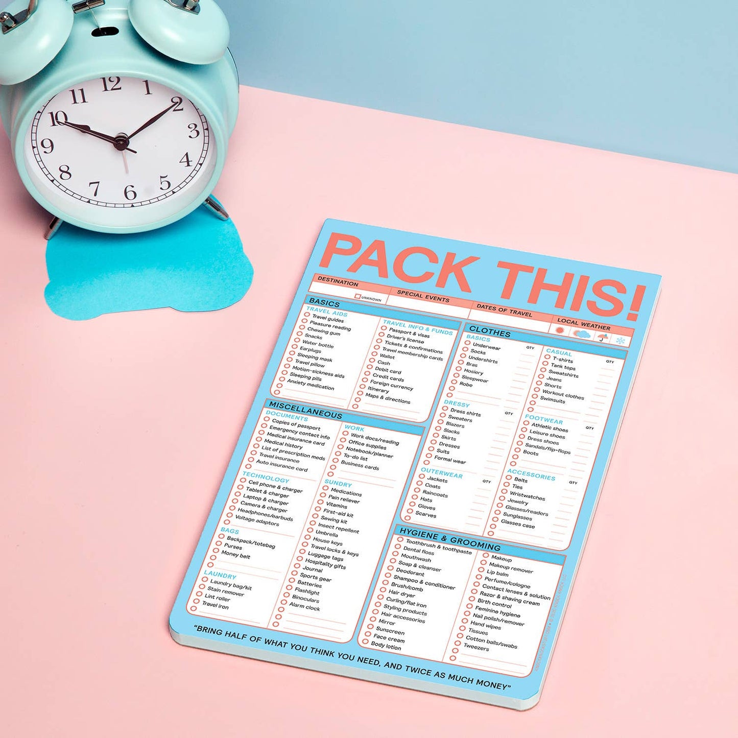 Pack This Pad