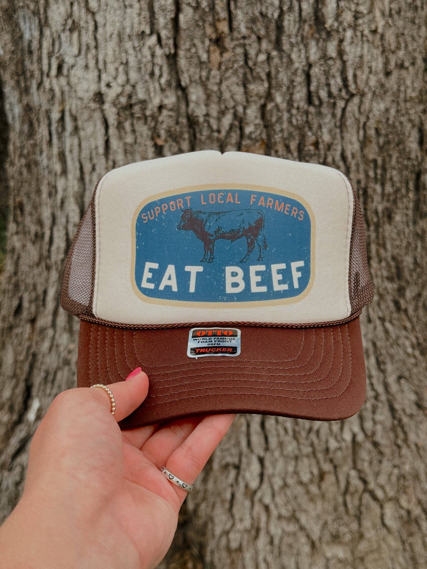SUPPORT LOCAL FARMERS TRUCKER HAT