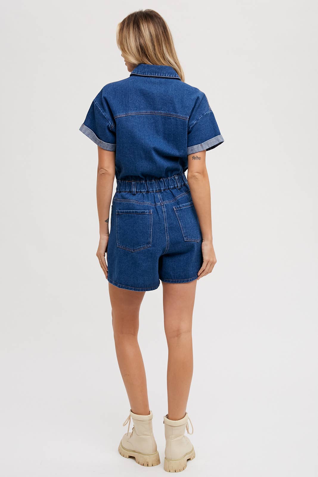 Denim Nights & Rodeo Lights Romper