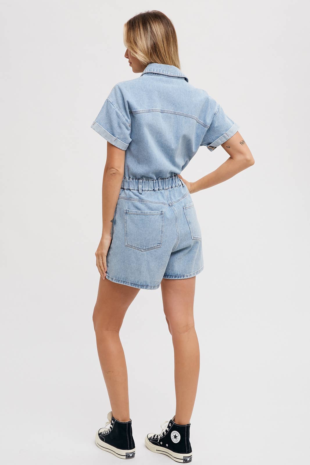Denim Nights & Rodeo Lights Romper