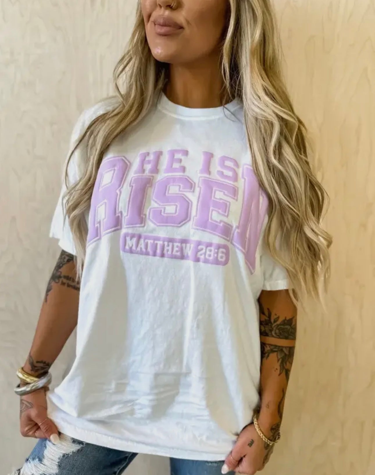 He Is Risen Tee