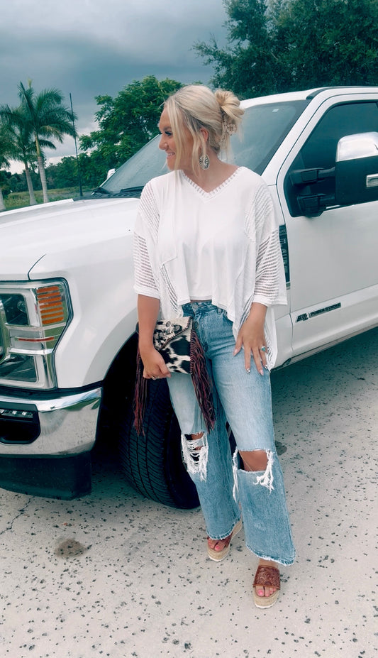 Oversized Boat Day Top