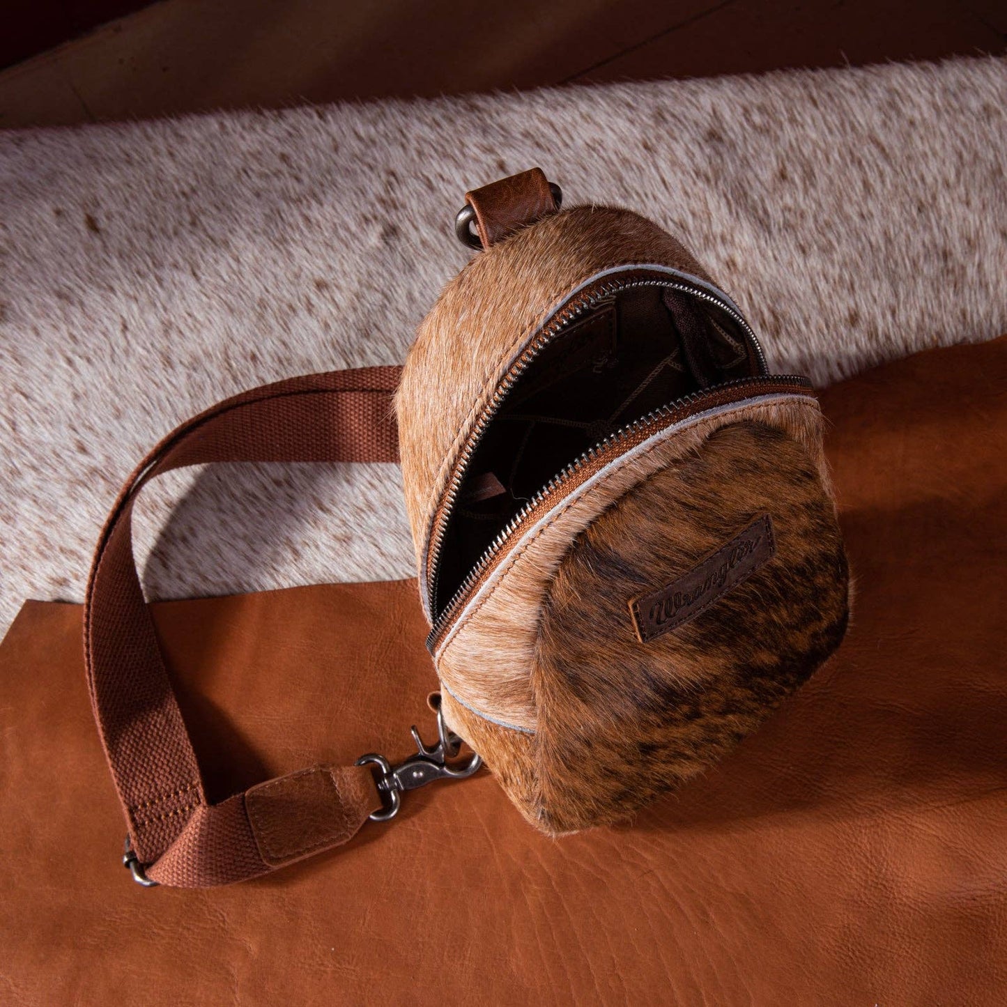 Cowhide Crossbody Babe