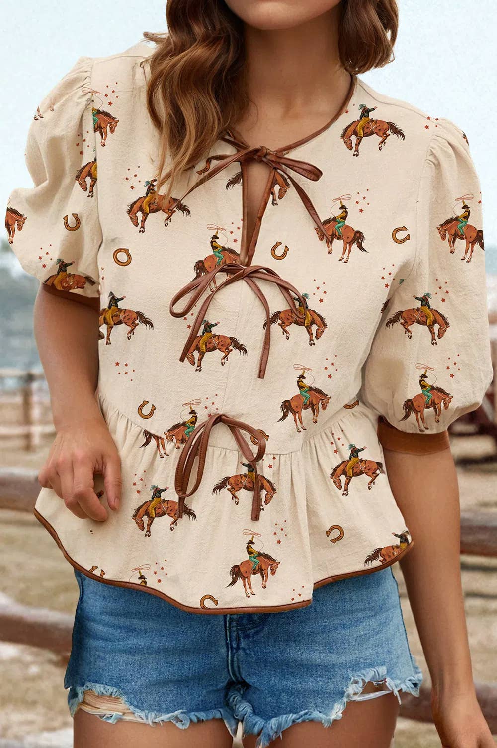 Western Cowboy Blouse